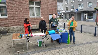 Unser Team am Wahlstand